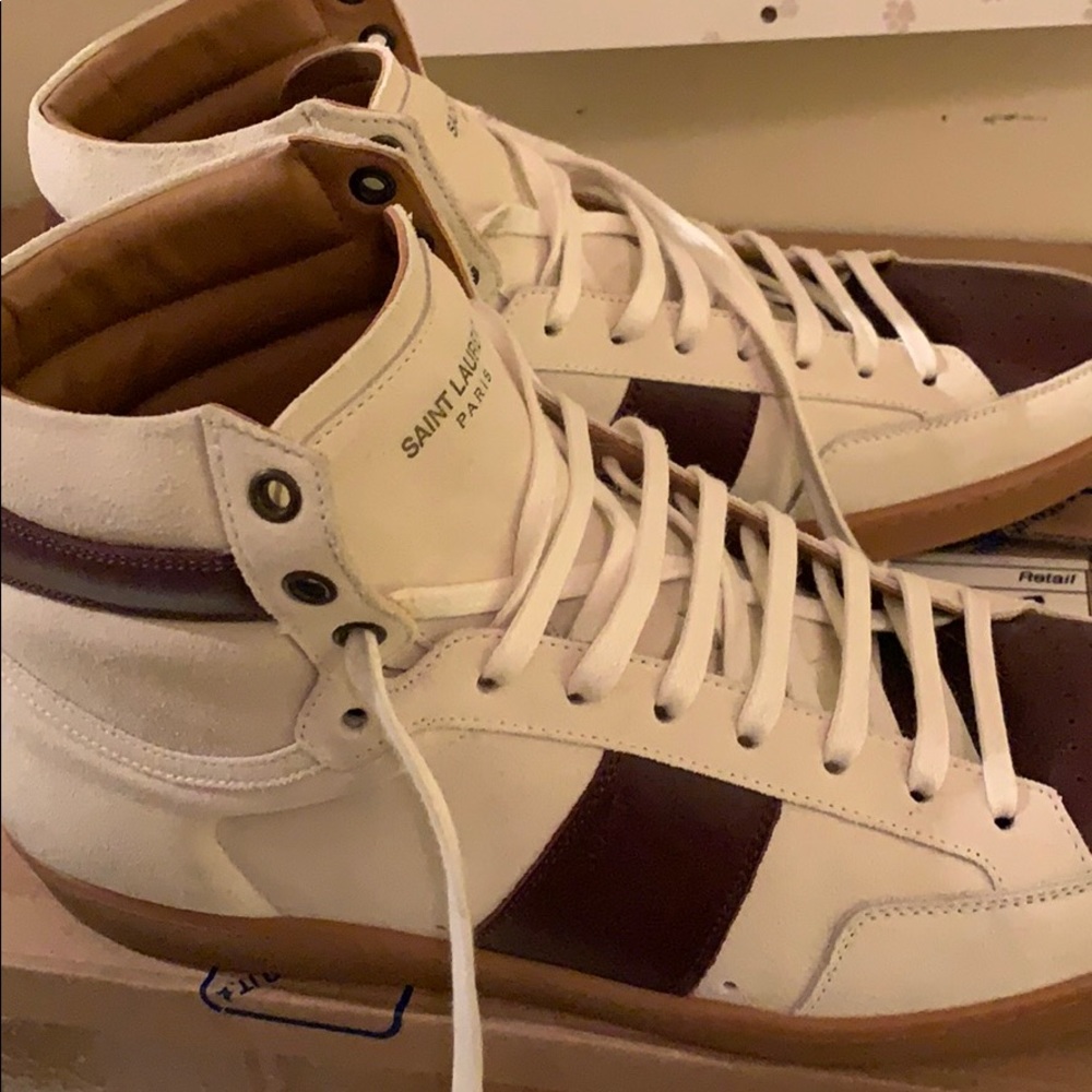 Authentic Saint Laurent Hightops - image 3